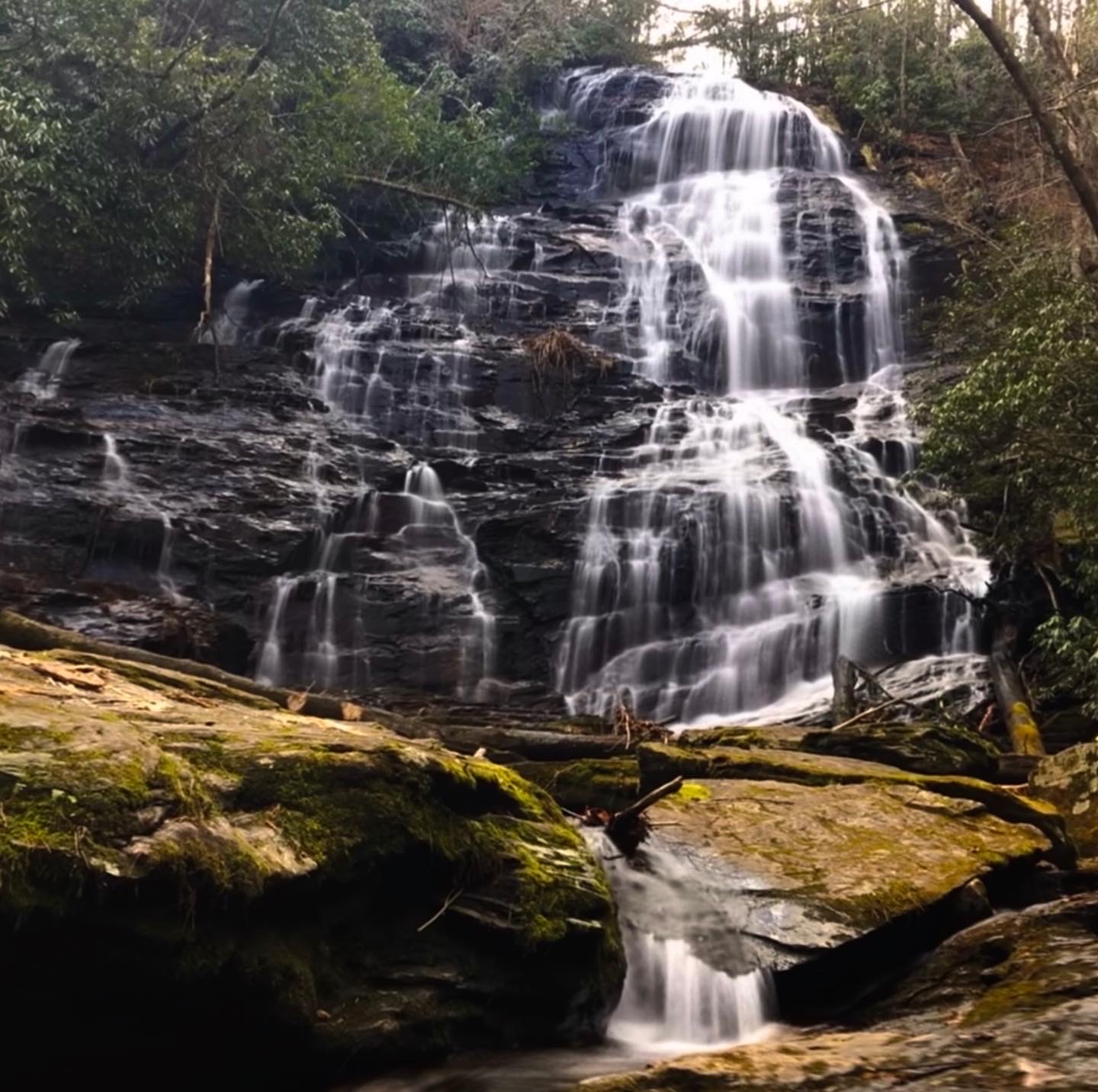 Horse Trough Falls in the Chattahoochee Wildlife Management Area, GA ...